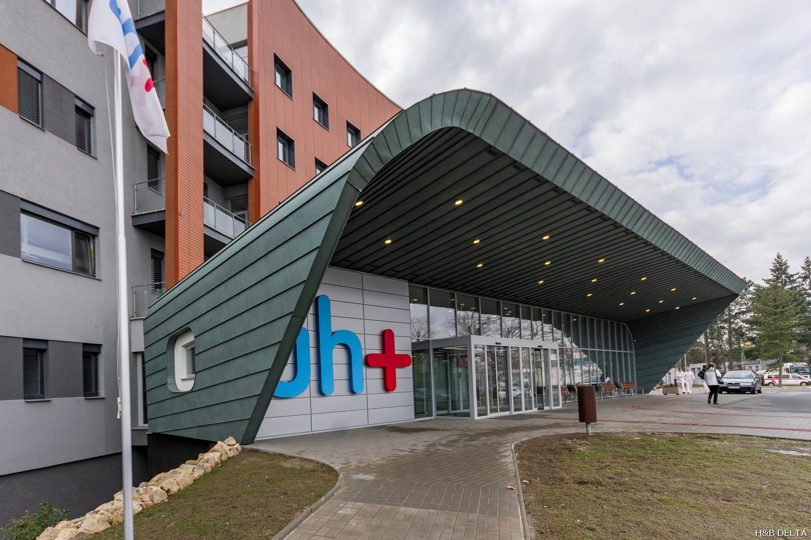 Vstup nemocnice Uherské Hradiště